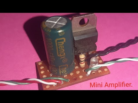 How to make a amplifier with a single transistor at home|| By Technical Tushar.