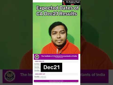 Expected Result Date 10th feb for Dec21 CaExams || #Shorts #Youtubeshorts #CA