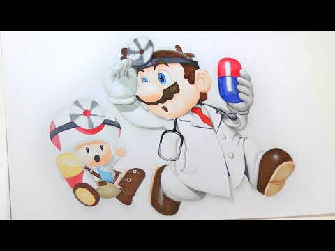 Drawing Dr. Mario World