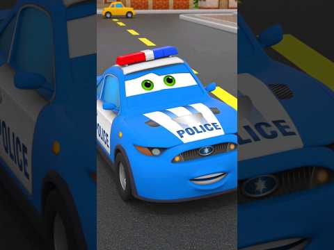 🚓 Motorville - 3D Cars Cartoon #cartoon #motorville #carcartoon #kidscartoon #policecartoon #shorts