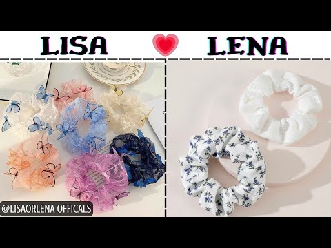 LISA OR LENA SCRUNCHIES CHOICES😍