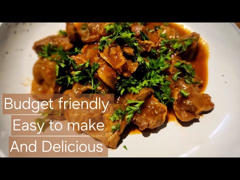 Gizzard (Zwikhwikhwi) stew| South Africa #budgetfriendly