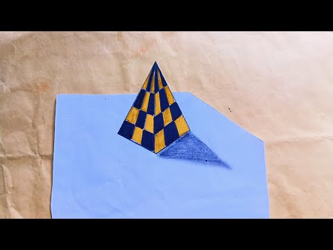 beautiful 3D Drawing Easy step by step / How to draw a 3d drawing.