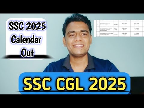 SSC CGL 2025 Calendar Out!! Jun-July CGL 2025!! #ssc #cgl #cgl2025