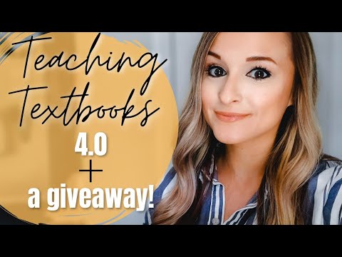 TEACHING TEXTBOOKS 4.0 HONEST REVIEW + A HUGE GIVEAWAY!