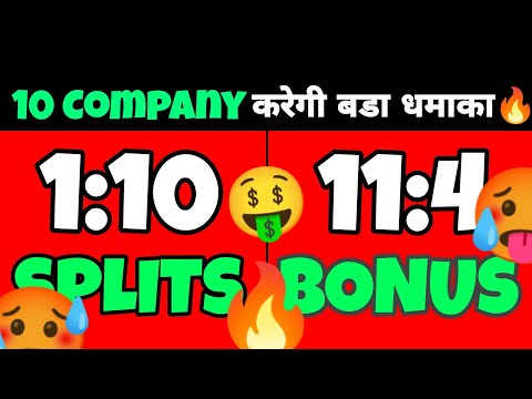 1:10 Splits + 11:4 Bonus🔥 best dividend stocks to buy