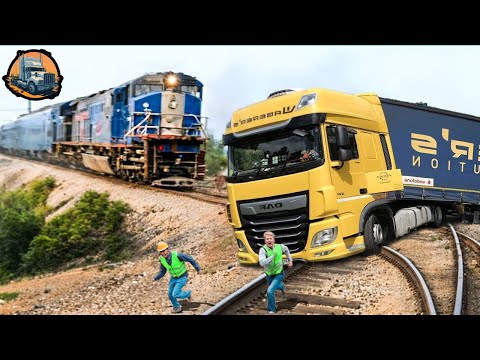 Dangerous Idiots Truck & Heavy Equipment Fails Compilation - Idiots Driving Heavy Machinery