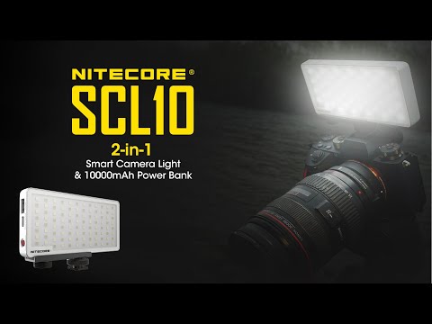 Nitecore SCL10 2-IN-1 Smart Camera Light & Powerbank