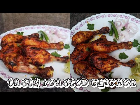 Tasty Roasted Chicken 🐔 Recipe 😋 -League Cooking-