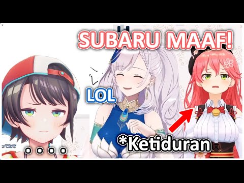 MIKO Meminta Maaf Karena Ketiduran Ketika Jadi Tamu Di OHASUBA | (Hololive Clips)