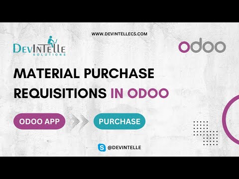 How to Material/Product purchase requisitions in Odoo