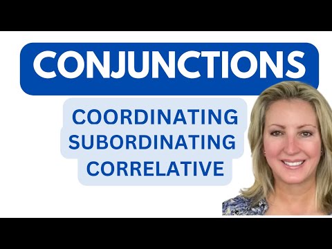 What is a Conjunction?  3 Types of Conjunctions | Coordinate | Subordinate | Correlative  (free PDF)