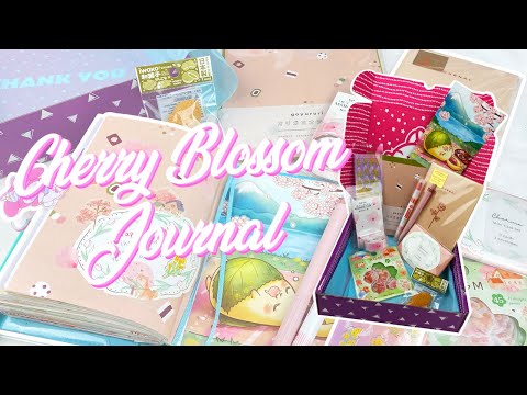 SAKURA STATIONERY SEASON! Journal With Me and ZenPop April Stationery Pack Unboxing ♡