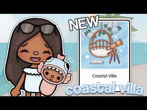 NEW AESTHETIC TOCA UPDATE (COASTAL VILLA & CLOTHING) | VOICED 📢 toca life world update