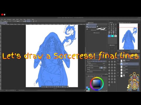 Let's Draw something awesome! a Sorceress!!!