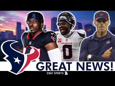 The Texans Just Got Triple Dose Of GOOD NEWS!