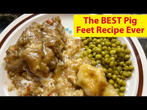 Southern Pig Feet Recipe | How To Cook PigFeet | Pig Feet | Stewed Pigs Feet | Soul Food