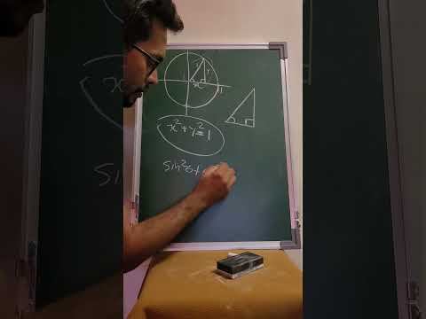 #know the equation of a circle# Simple way to relate the equation of circle with Pythagoras theorem#