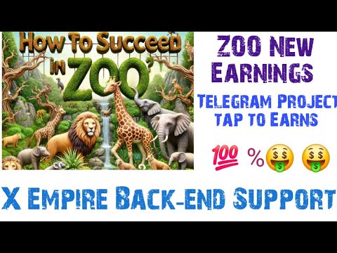 Zoo Tap to Earns New project  || Telegram Tap to Earns || Earnings Money 💰 🤑