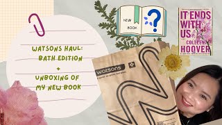 Watsons Haul (October 2022) Bath Edition | Unboxing of My New Book by Colleen Hoover | Ivy Canlas