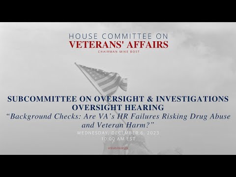 Subcommittee on Oversight and Investigations Oversight Hearing