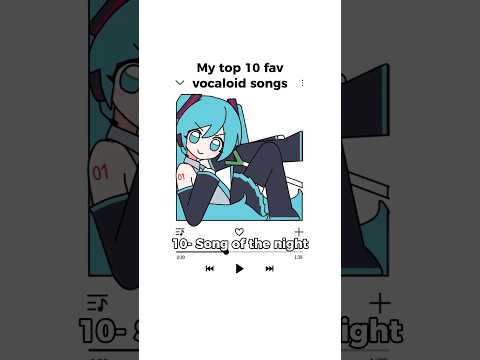 Top 10 vocaloid songs #miku #mezmerizer #vocaloid #teto #utauloid  #hatsunemiku #music #playlist