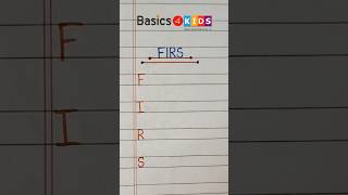 FIRS full form | What is the full form of FIRS | firs full form English | firs full form