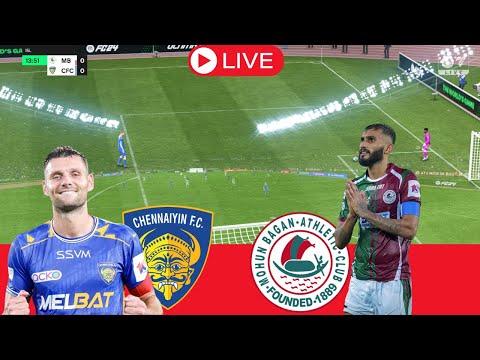 🔴LIVE - MOHUN BAGAN VS CHENNAIYIN LIVE | ISL 2024/25 MATCH | FULL MATCH TODAY | EFOOTBALL