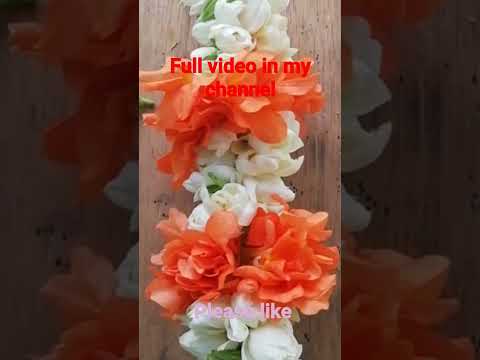 5రకాల మల్లెపూల మాలలు/5 types of flower garlands #naliniravindraprasad  #fullvideoinmycanel #ytshorts