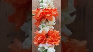 5రకాల మల్లెపూల మాలలు/5 types of flower garlands #naliniravindraprasad  #fullvideoinmycanel #ytshorts