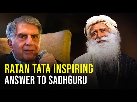 RARE "RATAN TATA & SADHGURU CONVERSATION!" | RIP RATAN TATA