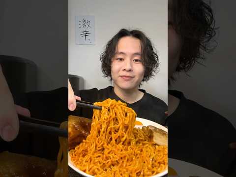 ブルダックって辛い。#shorts #asmr #mukbang #咀嚼音 #大食い