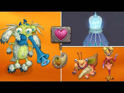 Epic Floogull, Rare Fiddlement, Feast-Ember 2024 - All Animations & Breeding (My Singing Monsters)