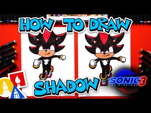 How To Draw Shadow From Sonic The Hedgehog 3 Movie