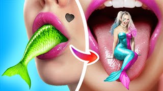 From Nerd Harley Quinn To Beauty Mermaid / How to Become Mermaid!