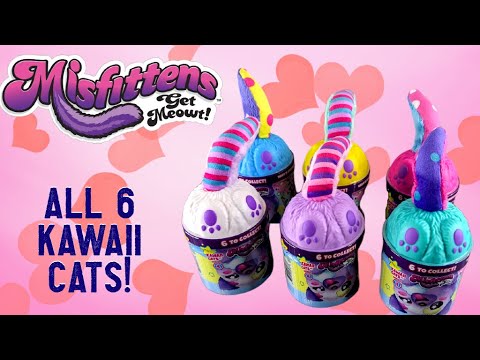 Misfittens Let Meowt Cat Tube Minis Series 4 - Kawaii! | 5 Below Toys | #Misfittens