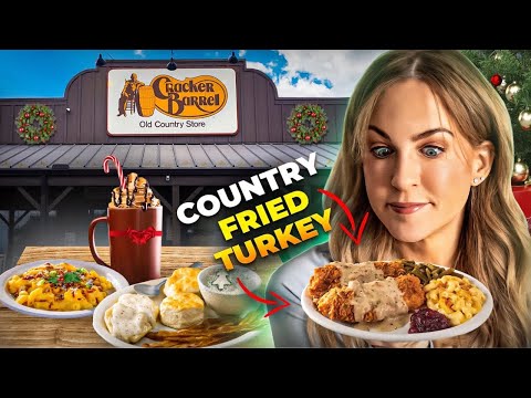 Irish Girl's First Cracker Barrel Christmas Feast – Join Me for Dinner!