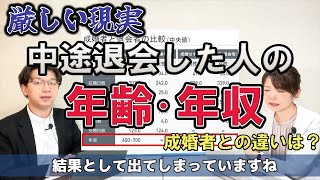 【IBJデータ】成婚した人と中途退会した人には明確な違いがあった＜年齢、年収、お見合い数＞