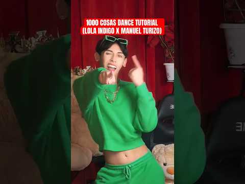 1000 COSAS (LOLA ÍNDIGO X MANUEL TURIZO) DANCE TUTORIAL #tutorialdebaile #shorts