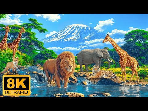 Marvelous Nature Animals 8K ULTRA HD 🐾 The Most Stunning Footage Of Wildlife