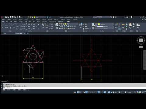 AutoCAD    多邊形比例三點弧長-語音版