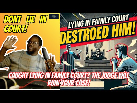 Caught Lying in Family Court? The Judge Will Ruin Your Case!