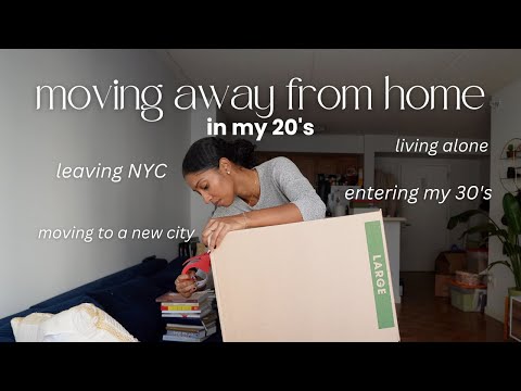 Moving Away from Home in my 20's | Leaving NYC Moving Vlog