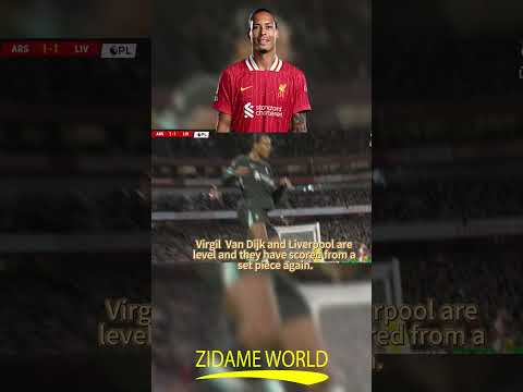 Virgil van Dijk headed the visitors level.@zidameworld#premierleague  #glorilla