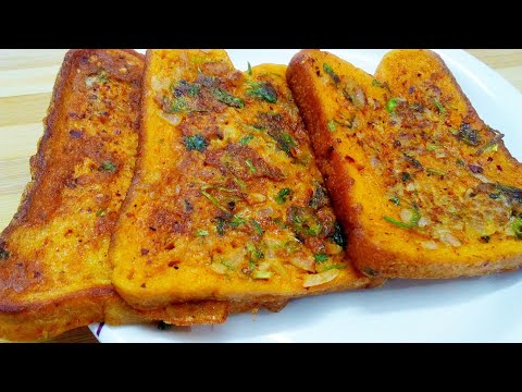 Bread Omelette Recipe in Tamil | Quick and Easy Breakfast Recipe | Spicy Egg Bread Toast in Tamil