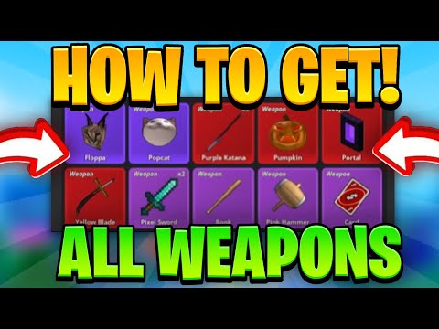 HOW To Get ALL *WEAPONS* in Meme Sea! (Roblox)