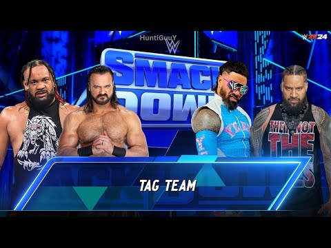 Jacob Fatu & Drew vs. Jimmy Uso & Jey Uso WWE SmackDown Tag Team - FULL MATCH