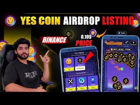 YESCOIN AIRDROP LISTING ON BINANCE || YESCOIN AIRDROP PRICE || YESCOIN AIRDROP WITHDRAWAL