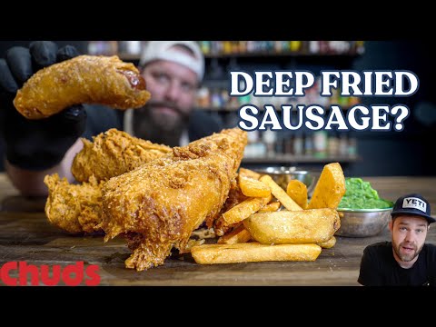 Fish & Chips + Battered Sausage! | Chuds BBQ