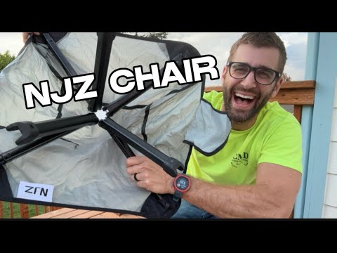 ★★★★★ NJZ Chair review - Surprisingly sturdy, heavy duty compact chair - #NJZ